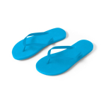 Slippers for the beach in many colours light blue colour