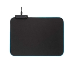 Non-slip gaming mouse pad with lighting modes black colour first view