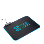 Non-slip gaming mouse pad with lighting modes main view