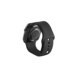 Waterproof smartwatch with integrated HryFine app black colour second view