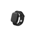 Waterproof smartwatch with integrated HryFine app black colour