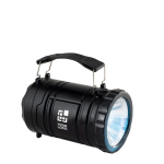 Flashlight with powerful lamp and handle on the side main view