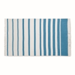 SEAQUAL® towel made of recycled polyester, 300 g/m2, 70x140cm turquoise colour second view