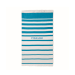 SEAQUAL® towel made of recycled polyester, 300 g/m2, 70x140cm view with print area