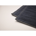 SEAQUAL® towel made from recycled polyester, 500 g/m2 blue colour fifth photographic view