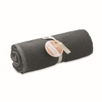 SEAQUAL® towel made from recycled polyester, 500 g/m2 grey colour