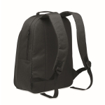 Laptop backpack made of RPET with cooling compartment, 15'' black colour second view