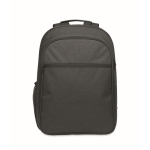 Laptop backpack made of RPET with cooling compartment, 15'' black colour eighth view