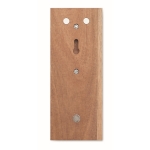 Bottle opener made of acacia wood with magnet wood colour fourth view