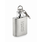 Keyring with small bottle, 28 ml capacity silver colour second main view