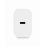 2-pin EU charger with Type-C port for fast charging white colour second view