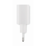 2-pin EU charger with Type-C port for fast charging white colour fifth view