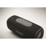 Wireless portable speaker with AUX, USB and TF ports black colour photographic view