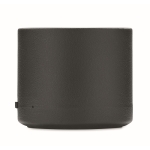 Wireless speaker with 3W body made from recycled materials black colour third view