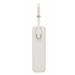 Power bank with USB cable with Type-C connector, 5,000 mAh white colour seventh view