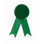 Honour brooch made of metal with a metal clip green colour