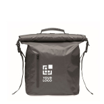 Waterproof polyester roll-top backpack, 30 L view with print area