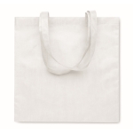 Tote bag made of RPET, non-woven with long handles, 80 g/m2 white colour