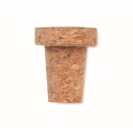 Bottle stopper made from 100% cork for wine bottles beige colour fourth view