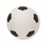 Football shaped lip balm with vanilla aroma, SPF 10 white/black colour fourth view