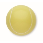 Tennis ball shaped lip balm with vanilla aroma, SPF 10 yellow colour fourth view