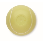 Tennis ball shaped lip balm with vanilla aroma, SPF 10 yellow colour fifth view