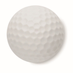 Golf ball shaped lip balm with vanilla aroma, SPF 10 white colour fourth view