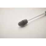 Easy-to-use plastic brush for cleaning bottles grey colour fourth photographic view