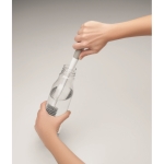 Easy-to-use plastic brush for cleaning bottles grey colour fifth photographic view