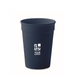 Single wall reusable cup made from recycled PP, 300 ml view with print area