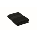 Absorbent towel made from 100% organic cotton, 360 g/m2, 50x35 black colour