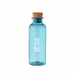 Tritan Renew™ bottle with round cork lid,  500 ml view with print area