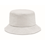 Paper straw bucket hat in various colours white colour