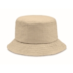 Paper straw bucket hat in various colours beige colour