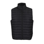 Men's gilet, side pockets, 280 g/m2, SOL'S Stream black colour