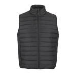 Men's gilet, side pockets, 280 g/m2, SOL'S Stream dark grey colour