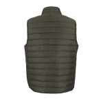 Men's gilet, side pockets, 280 g/m2, SOL'S Stream military green colour rear view