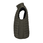 Men's gilet, side pockets, 280 g/m2, SOL'S Stream military green colour side view