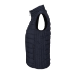 Women's corporate gilet, side pockets, 280 g/m2, SOL'S Stream navy-blue colour side view