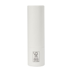 Sustainable lip balm in recycled paper packaging, SPF 15 white colour