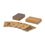 Classic deck of cards with 54 playing cards and 2 jokers in paper box natural colour