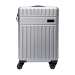 20'' cabin trolley with spinner wheels and 40 L capacity silver colour