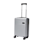 20'' cabin trolley with spinner wheels and 40 L capacity silver colour