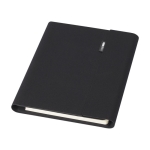 Recycled polyester portfolio with cardholder and mobile stand black colour