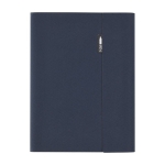 Recycled polyester portfolio with cardholder and mobile stand navy-blue colour