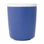 Ceramic mug with matte exterior and white interior, 310 ml royal blue colour