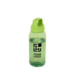 Recycled plastic office bottle with wide handle, 500 ml