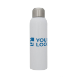 Large recycled stainless steel bottle with screw cap, 820 ml