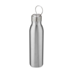 Recycled stainless steel leak-proof bottle with handle, 700 ml silver colour