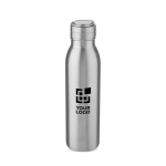 Recycled stainless steel leak-proof bottle with handle, 700 ml